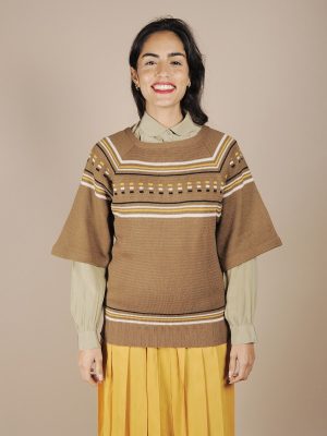 maglione geometrico anni 70